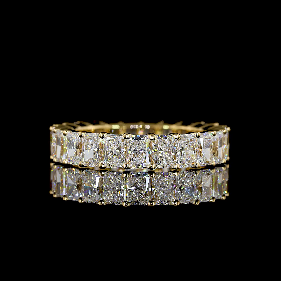 18kt Yellow Gold Lab Diamond Eternity Band