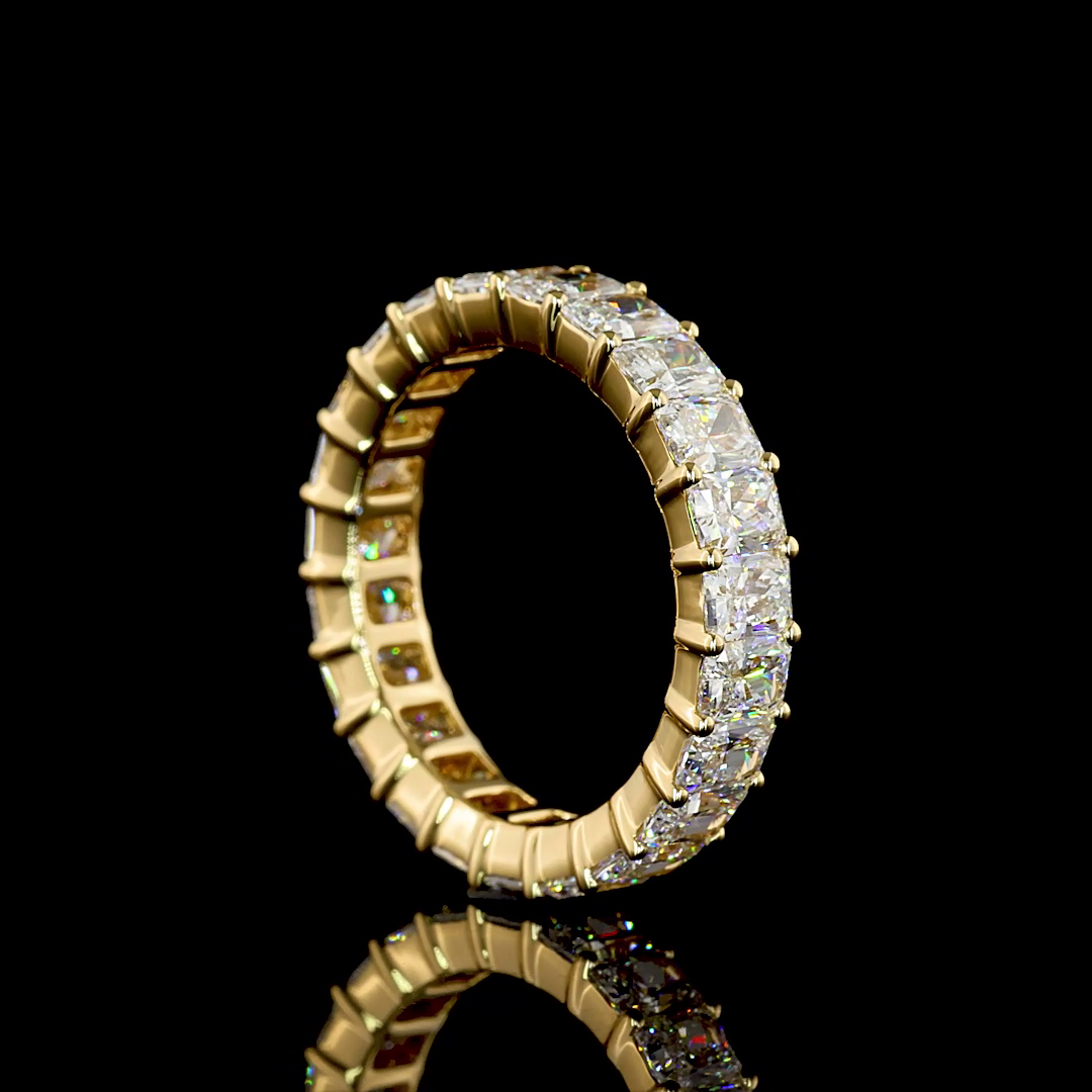 18kt Yellow Gold Lab Diamond Eternity Band