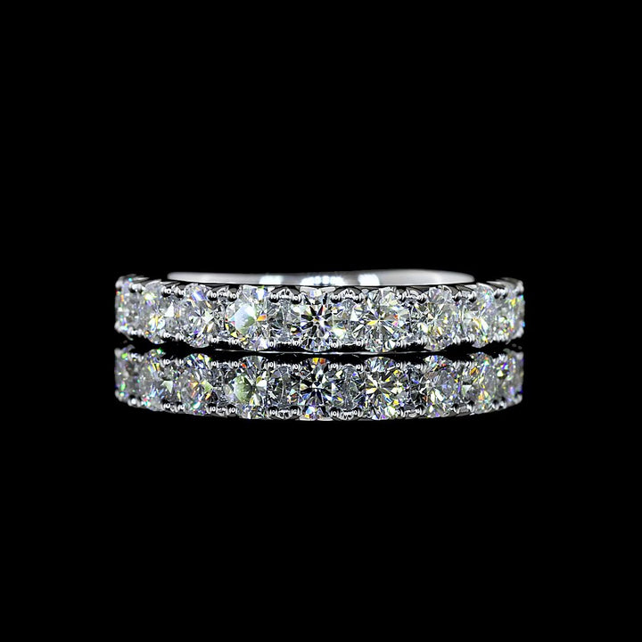 14kt White Gold Lab Diamond Eternity Band