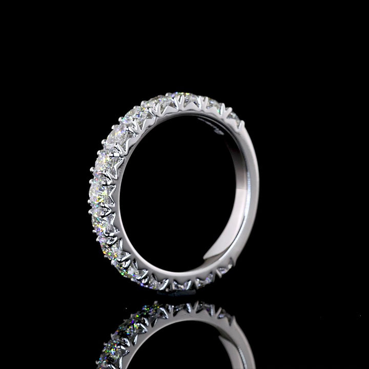 14kt White Gold Lab Diamond Eternity Band