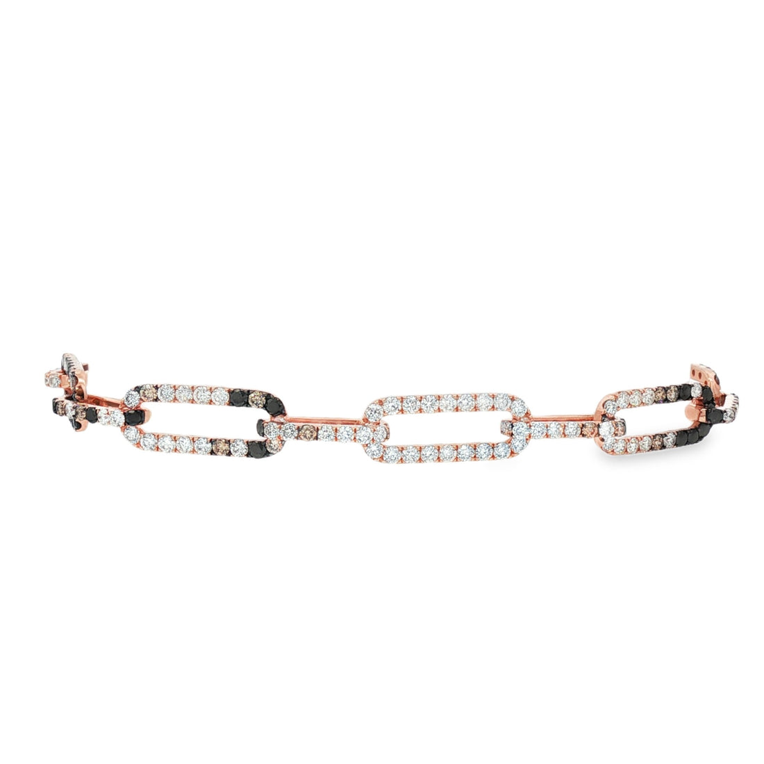 18kt Rose Gold Diamond Bracelet