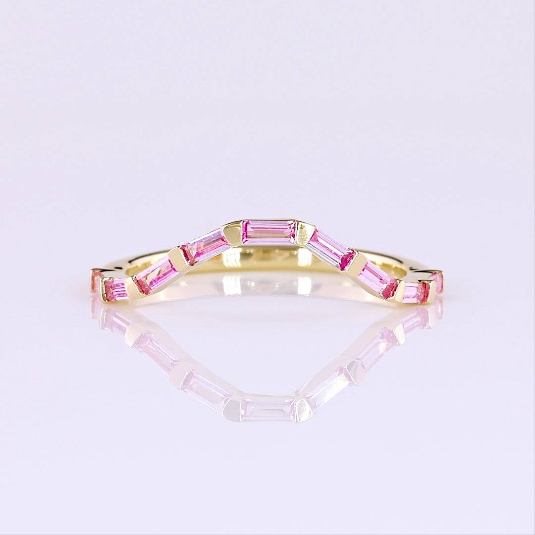 14kt Yellow Gold Lab Diamond Band