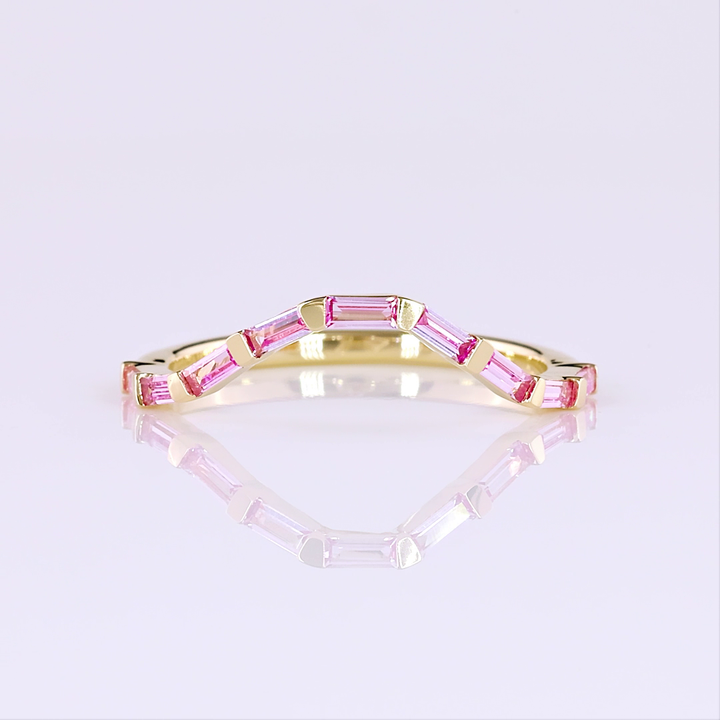 14kt Yellow Gold Lab Diamond Band