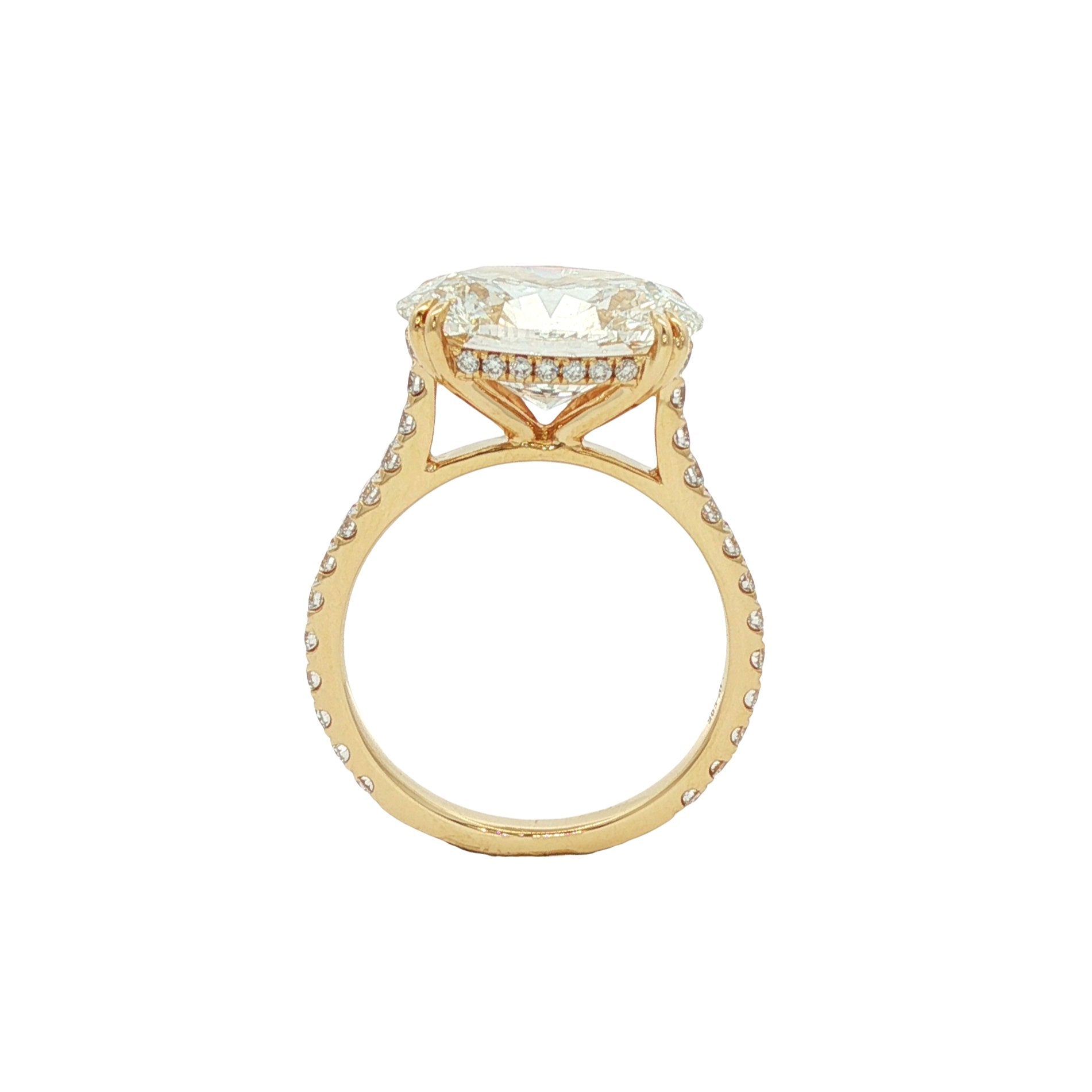 14kt Yellow Gold Lab Diamond Ring