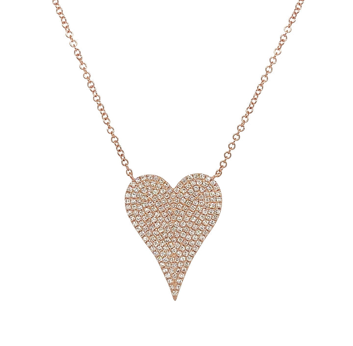 14kt Rose Gold Diamond Pendant