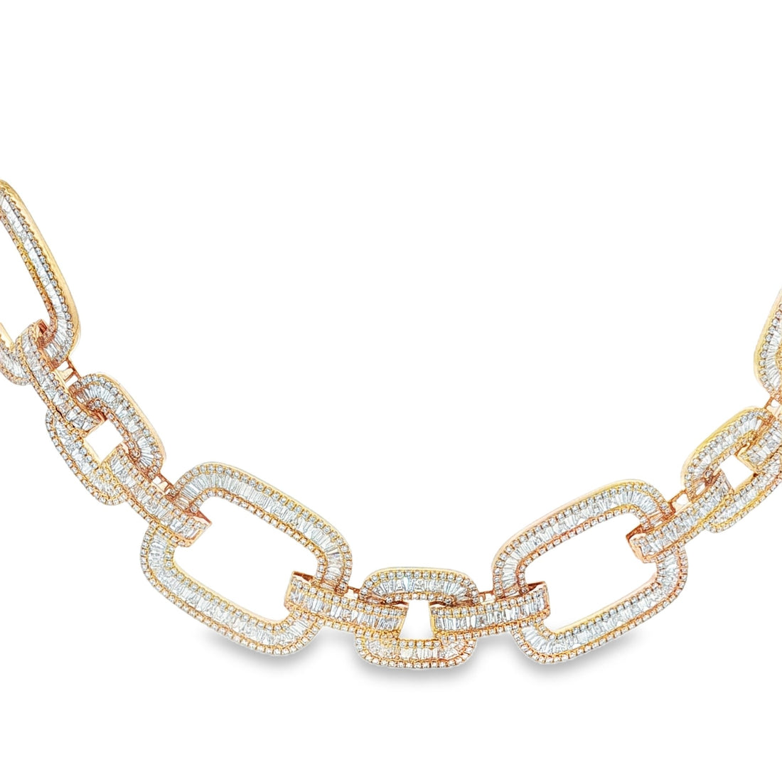18kt Yellow Gold Diamond Necklace