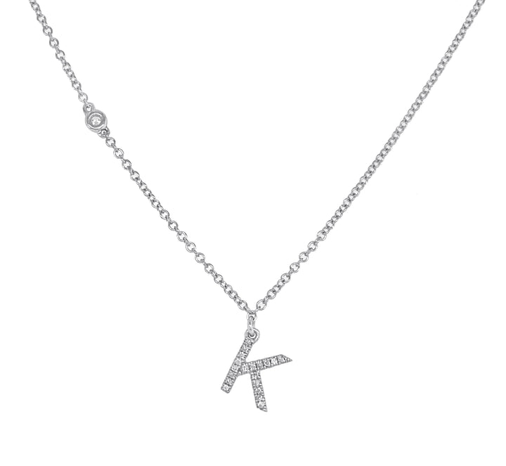14kt White Gold Diamond Pendant