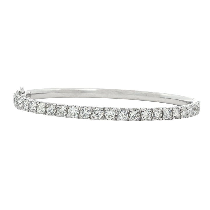 18kt White Gold Diamond Bangle