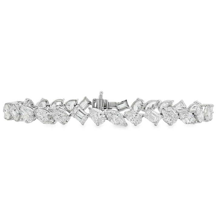 14kt White Gold Lab Diamond Bracelet