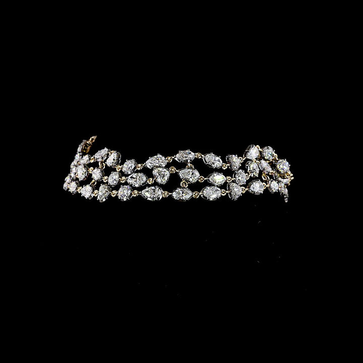 14kt Yellow Gold Lab Diamond Bracelet