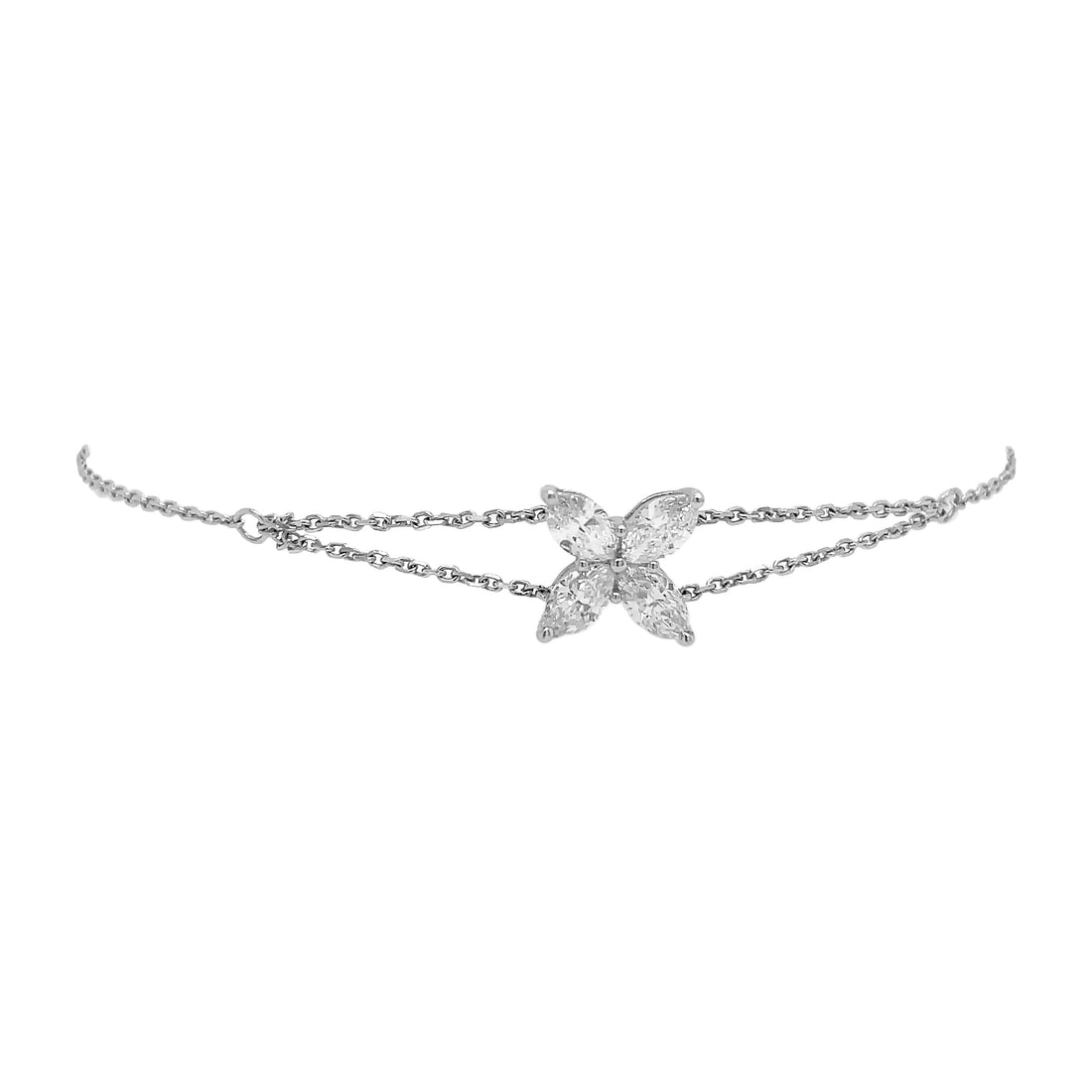 18kt White Gold Diamond Bracelet