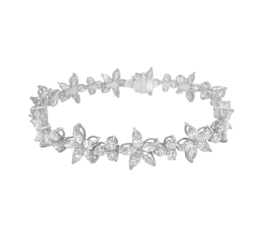 18kt White Gold Diamond Bracelet