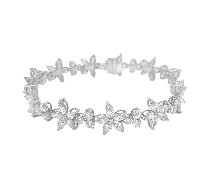 18kt White Gold Diamond Bracelet