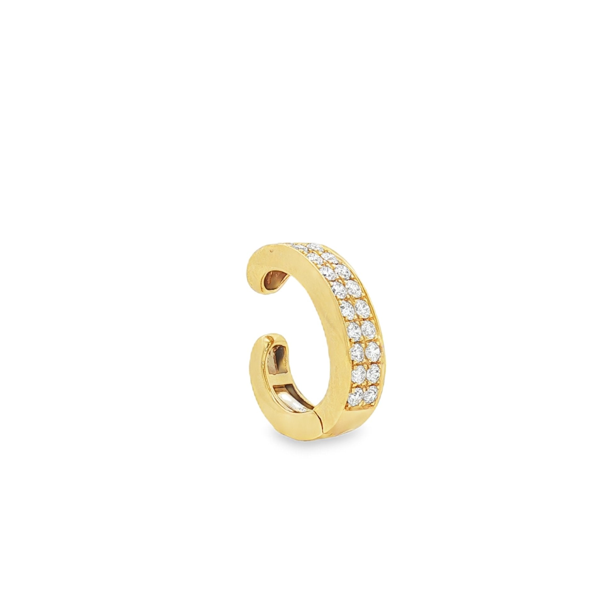 18kt Yellow Gold Diamond Cuff Earring