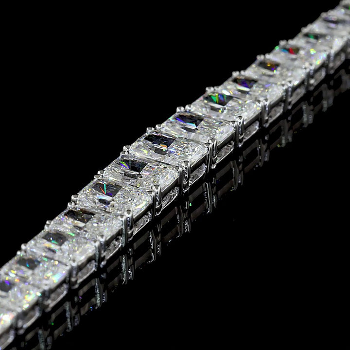 14kt White Gold Lab Diamond Tennis Necklace