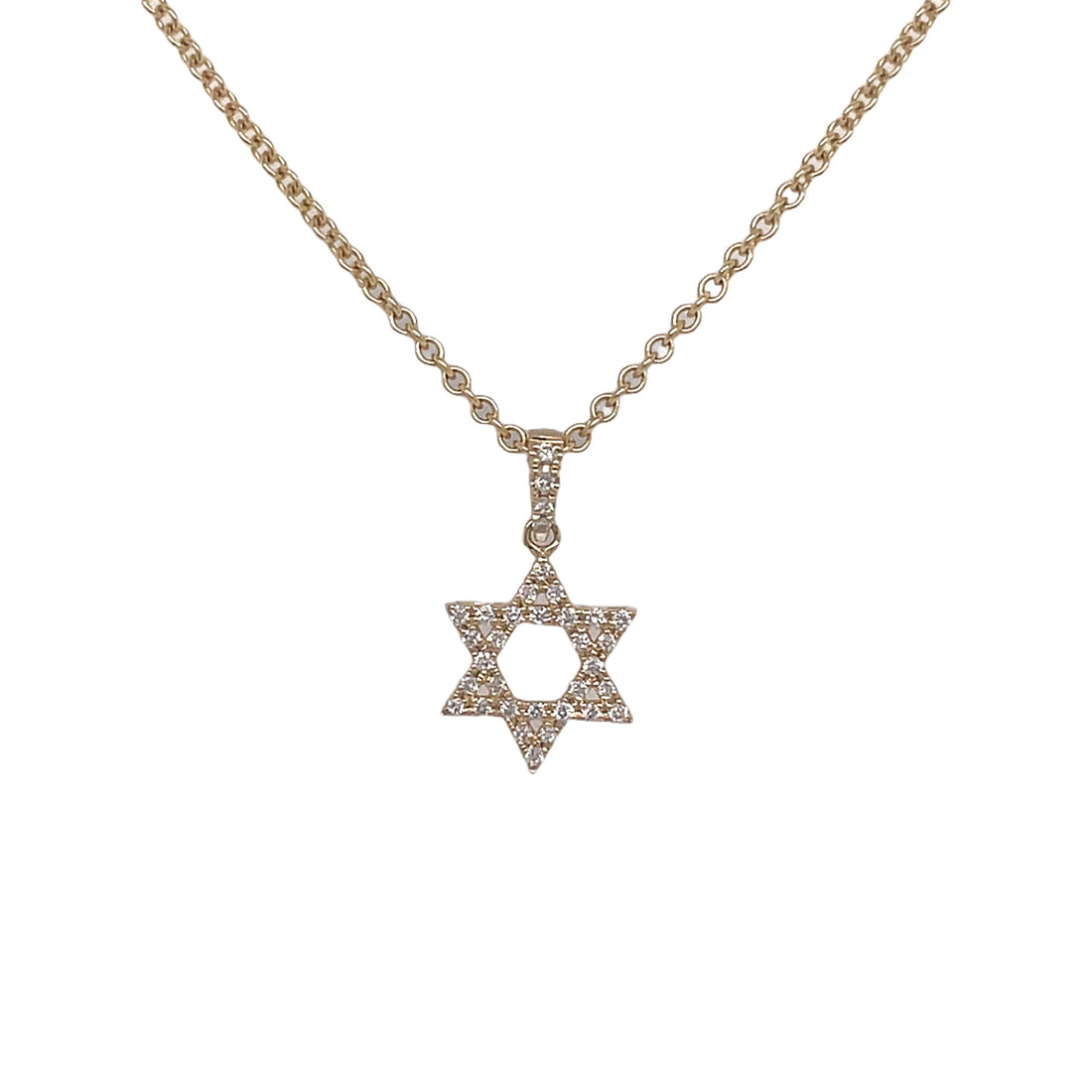 18kt Yellow Gold Diamond Pendant