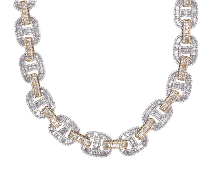 18kt White and Yellow Gold Diamond Necklace
