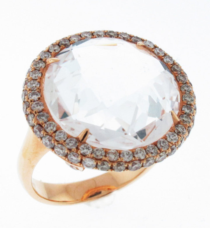 18kt Rose Gold Topaz Ring