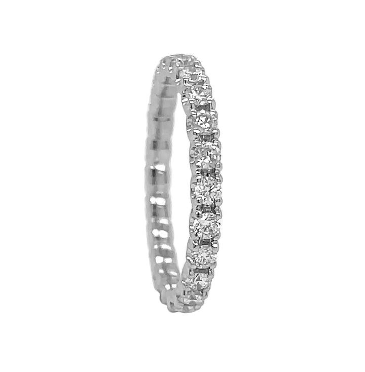 14kt White Gold Diamond Band