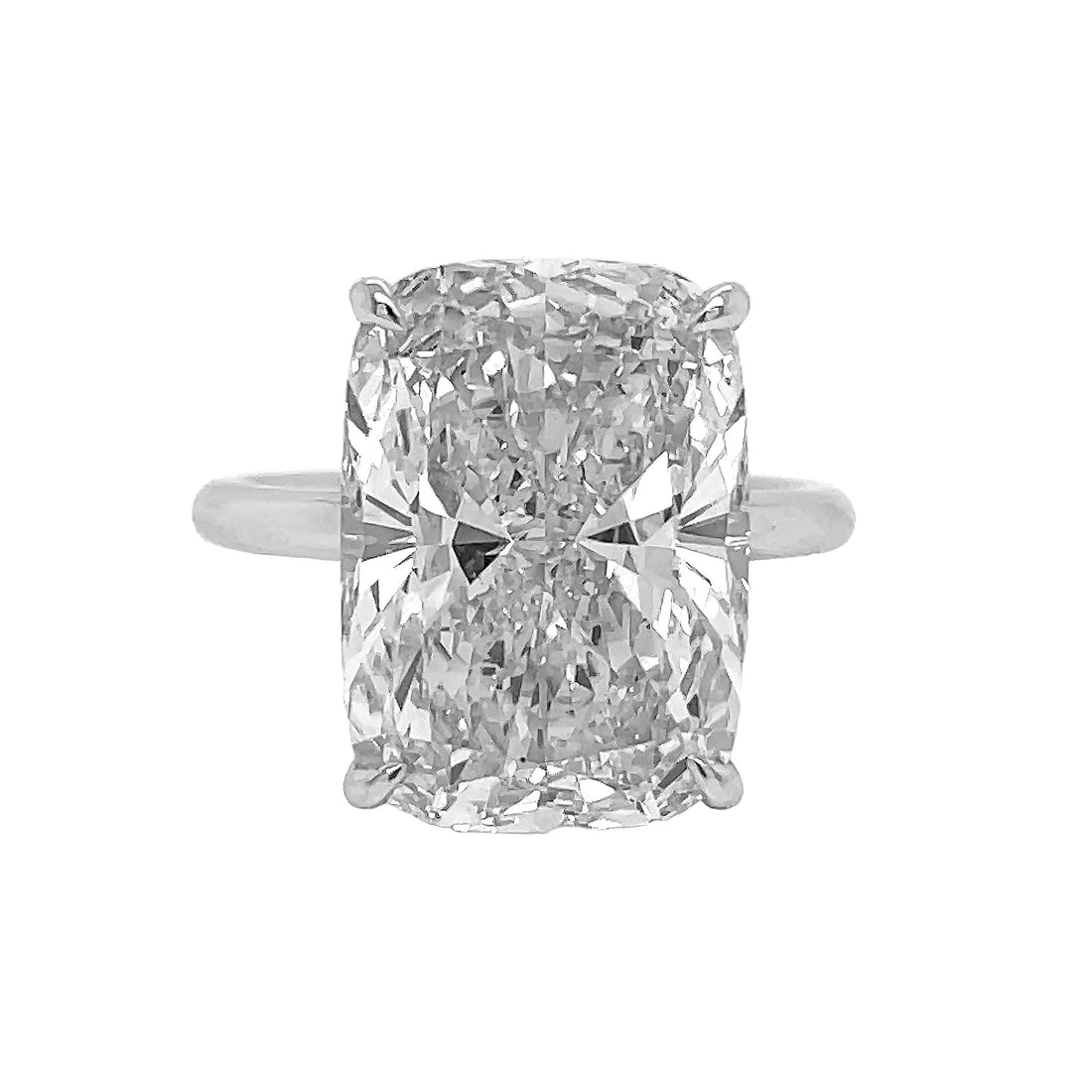 14kt White Gold Lab Diamond Ring