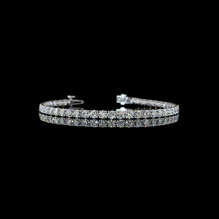 14kt White Gold Lab Diamond Tennis Bracelet