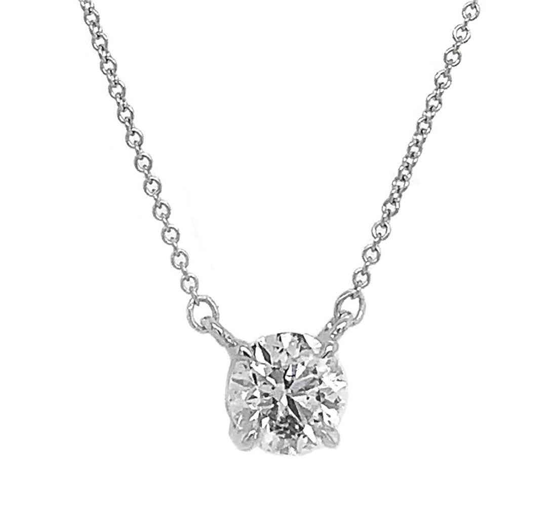 18kt White Gold Diamond Necklace
