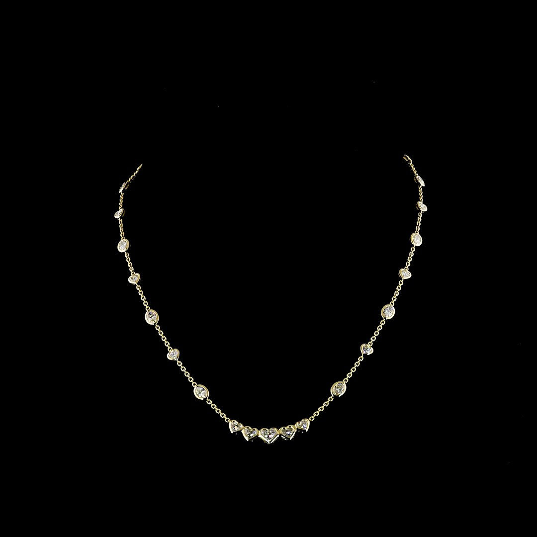 14kt Yellow Gold Lab Diamond Pendant