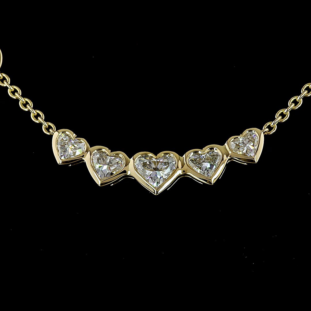 14kt Yellow Gold Lab Diamond Pendant