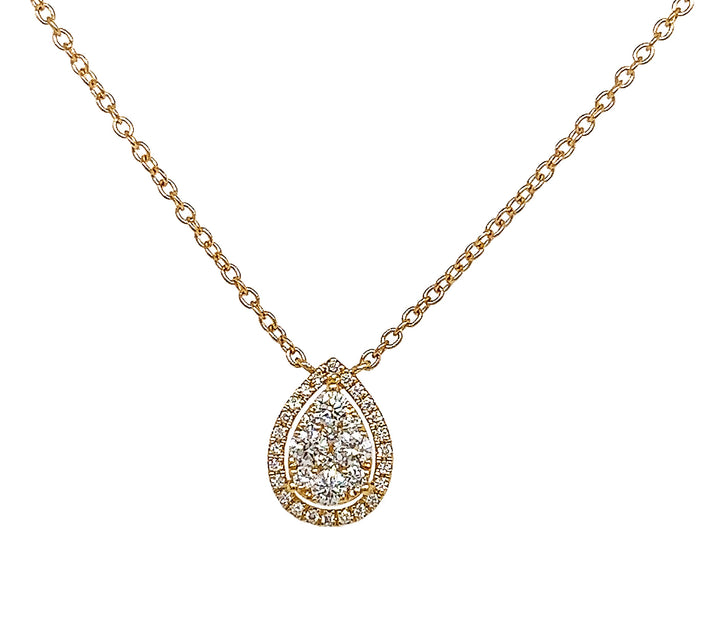 18kt Yellow Gold Diamond Pendant