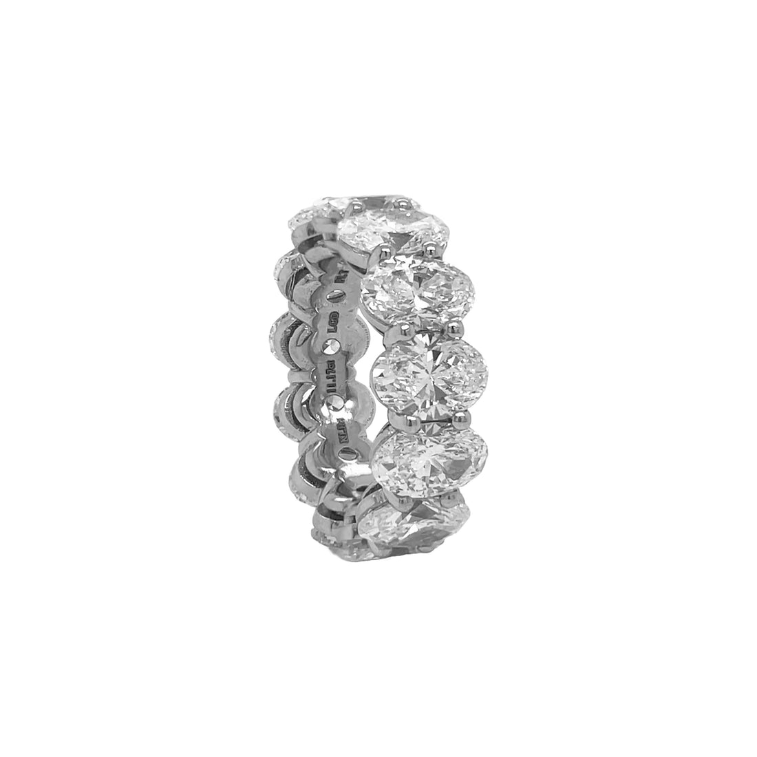 Platinum Lab Diamond Eternity Band