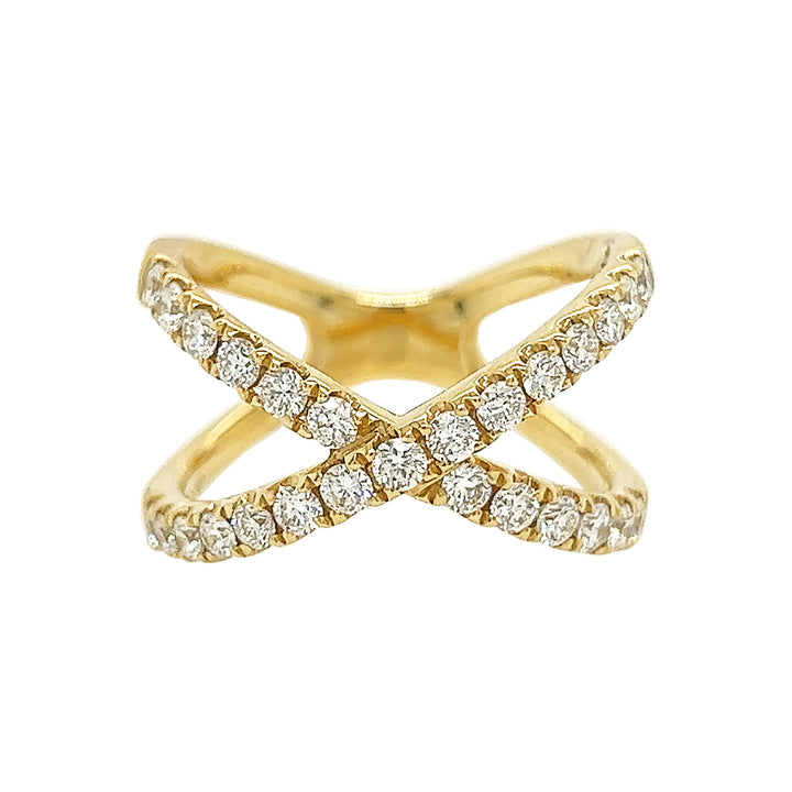 18kt Yellow Gold Diamond Ring