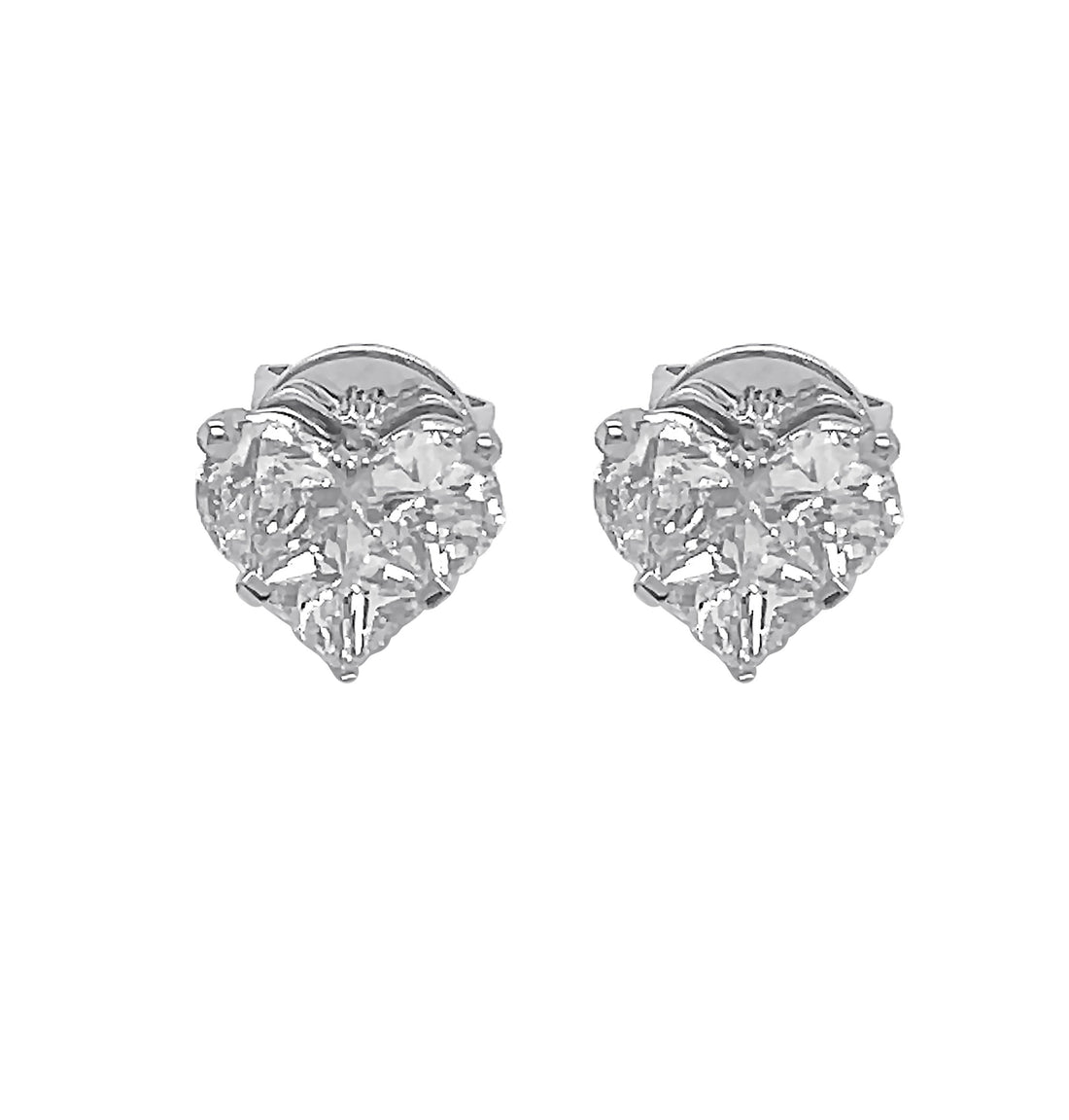 18kt White Gold Diamond Studs