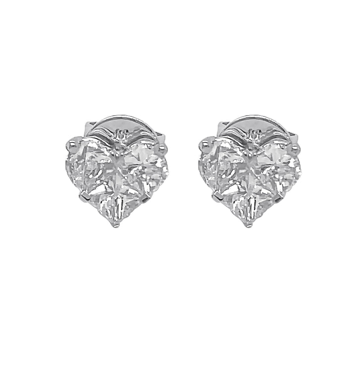 18kt White Gold Diamond Studs