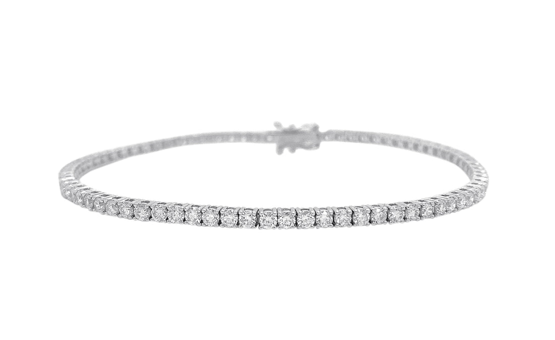 18kt White Gold Diamond Tennis Bracelet