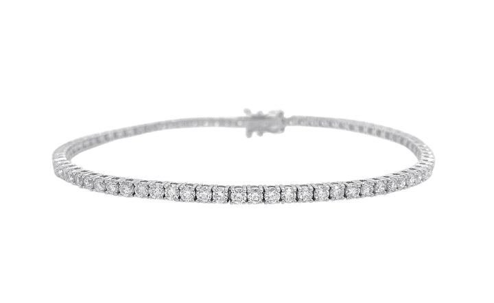 18kt White Gold Diamond Tennis Bracelet