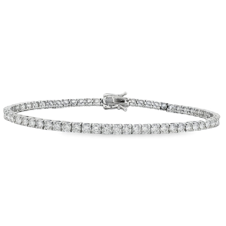 14kt White Gold Lab Diamond Tennis Bracelet