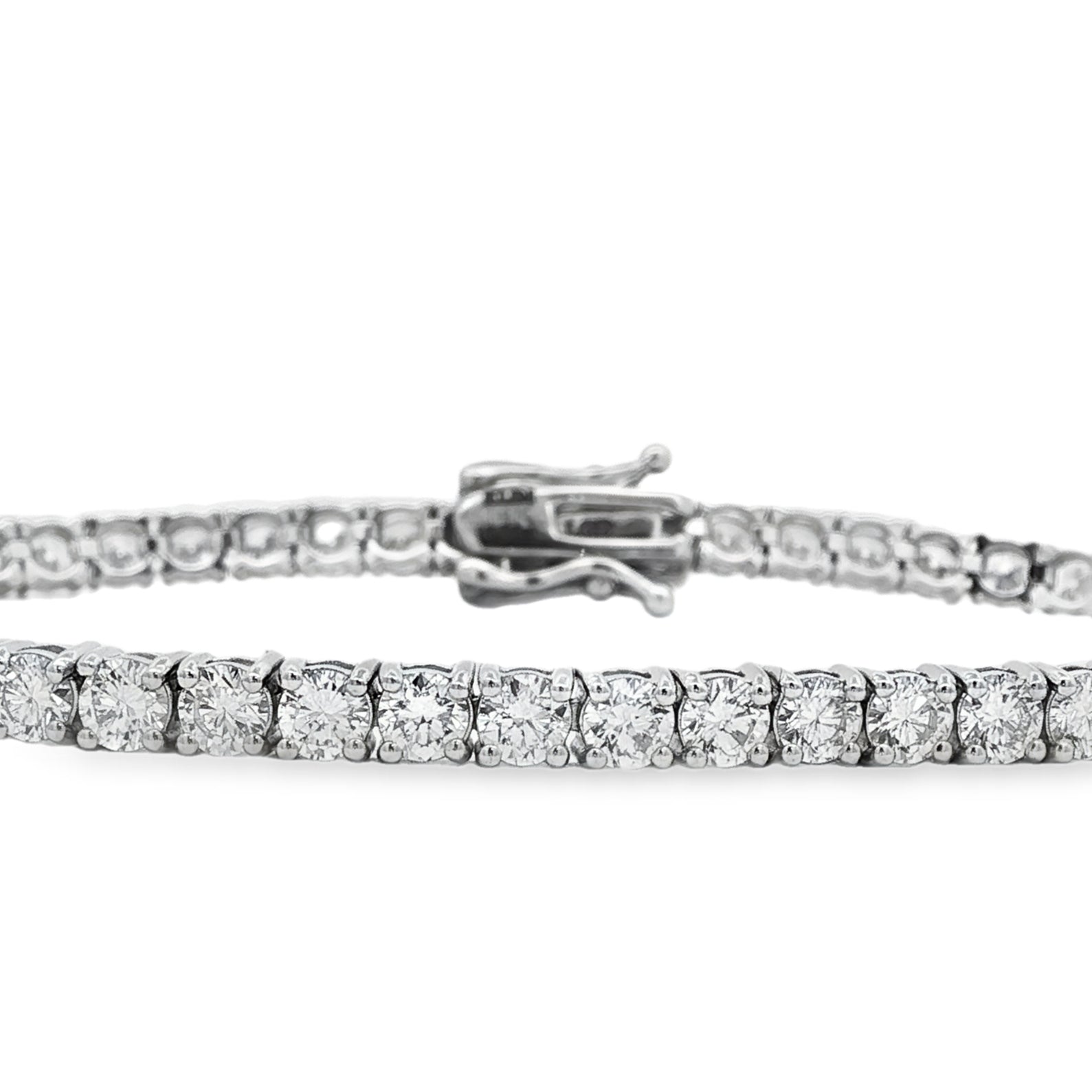 14kt White Gold Lab Diamond Tennis Bracelet