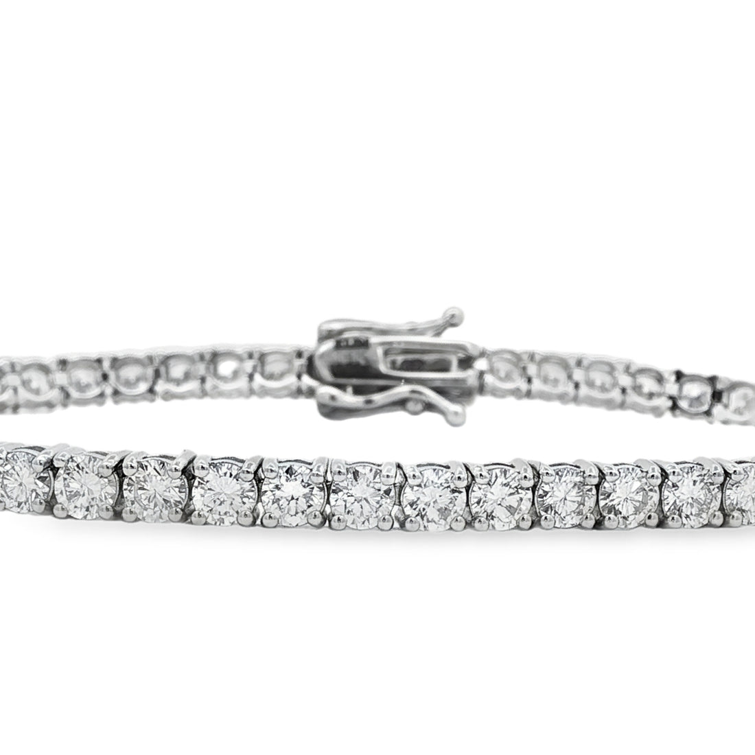 14kt White Gold Lab Diamond Tennis Bracelet