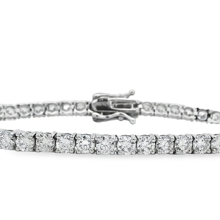 14kt White Gold Lab Diamond Tennis Bracelet