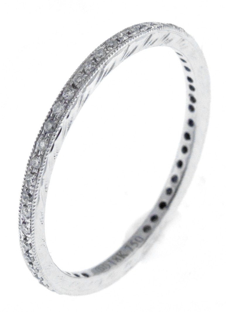 18kt White Gold Diamond Eternity Band