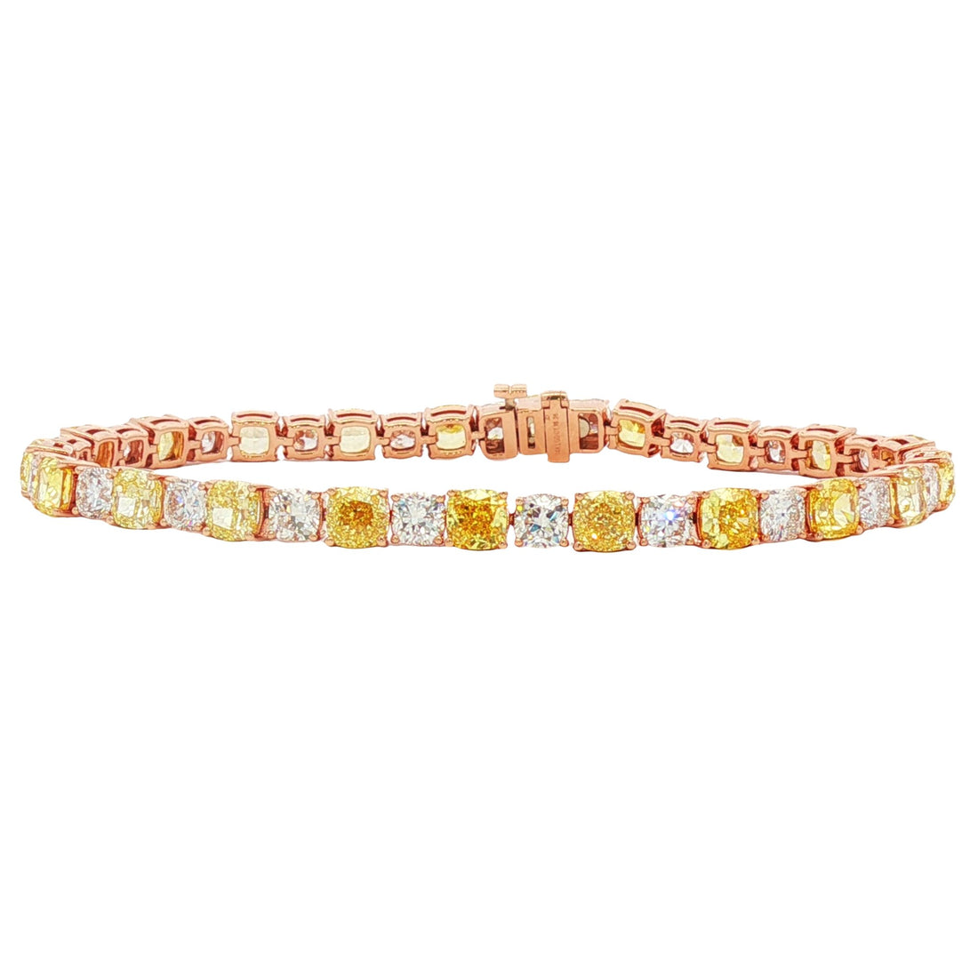 14kt Rose Gold Lab Diamond Tennis Bracelet