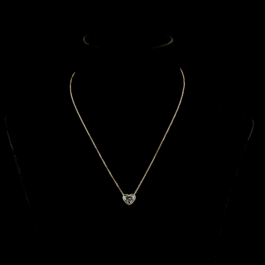 14kt Yellow Gold Lab Diamond Pendant