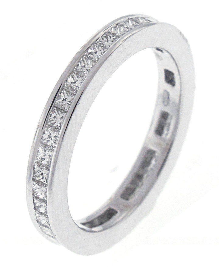 18kt White Gold Diamond Eternity Band