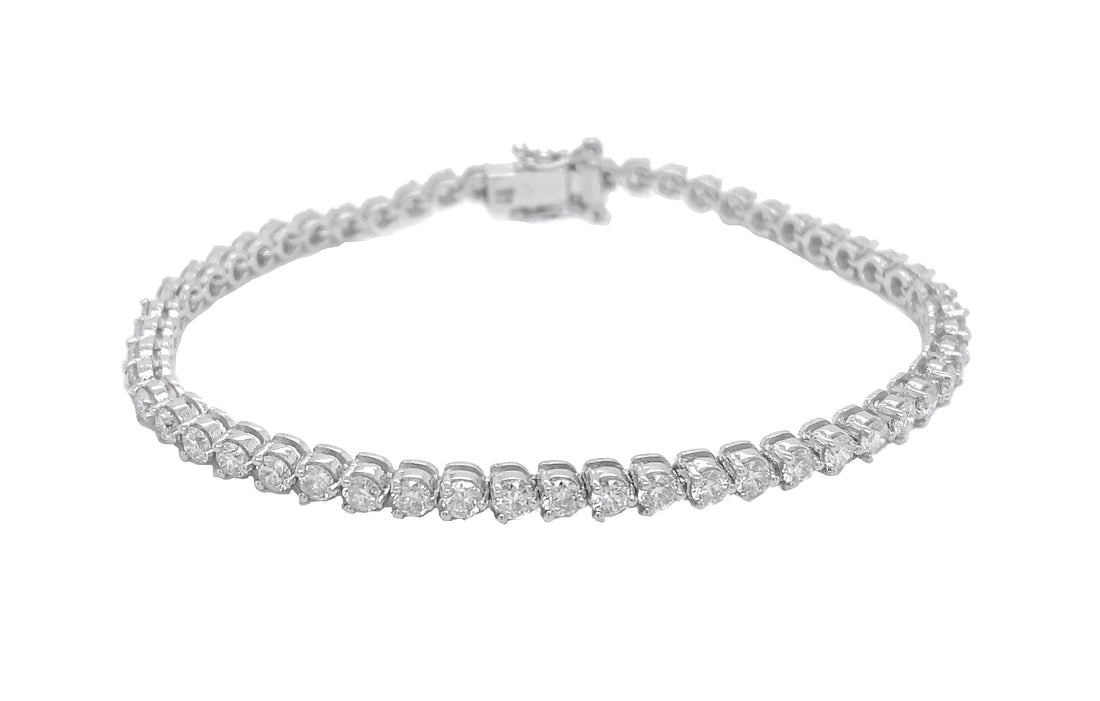 18kt White Gold Diamond Bracelet