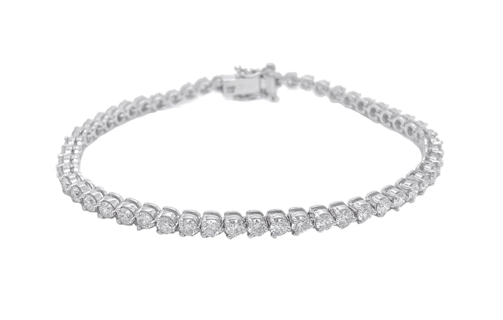 18kt White Gold Diamond Bracelet