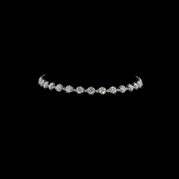 14kt Yellow Gold Lab Diamond Bracelet