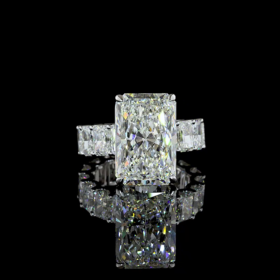 14kt White Gold Lab Diamond Ring