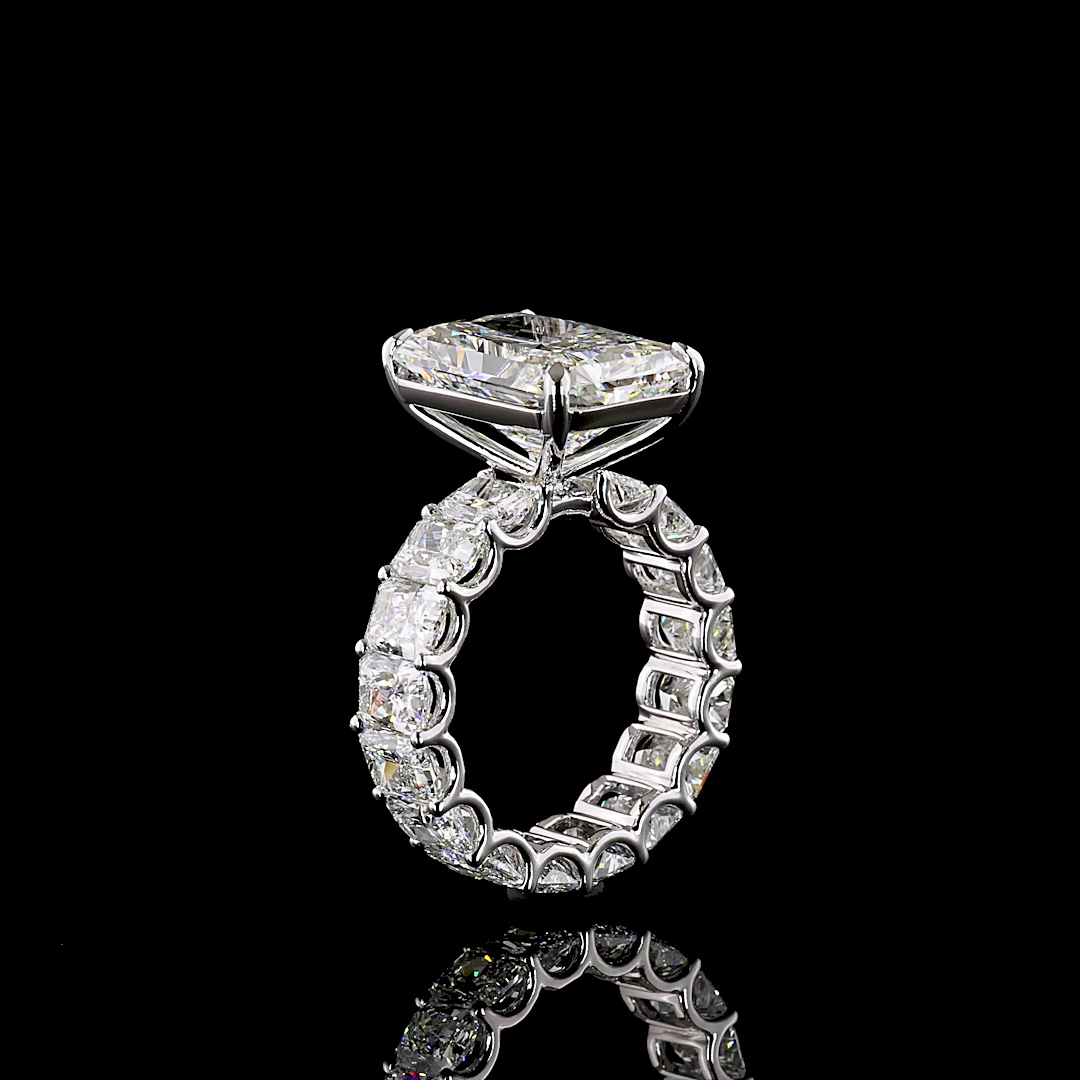 14kt White Gold Lab Diamond Ring