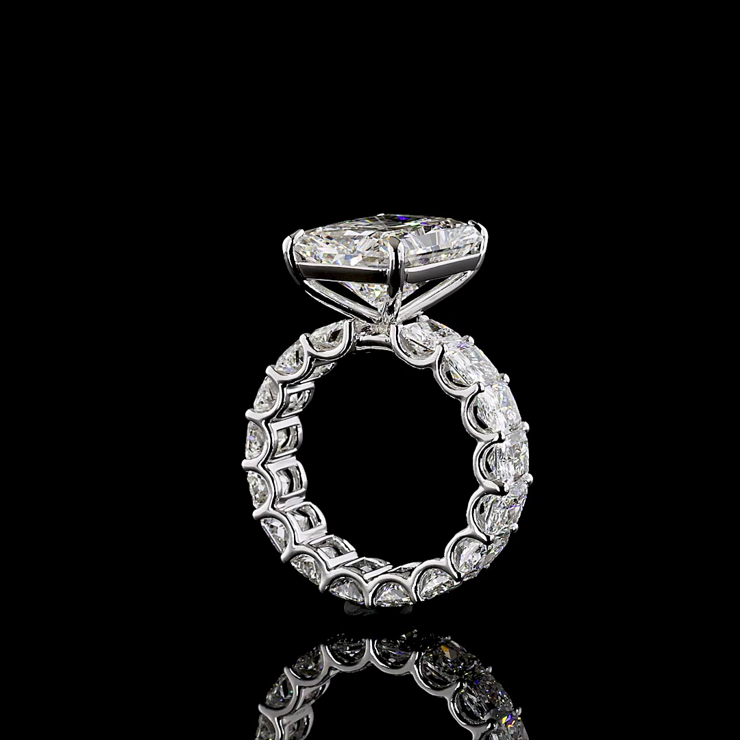 14kt White Gold Lab Diamond Ring