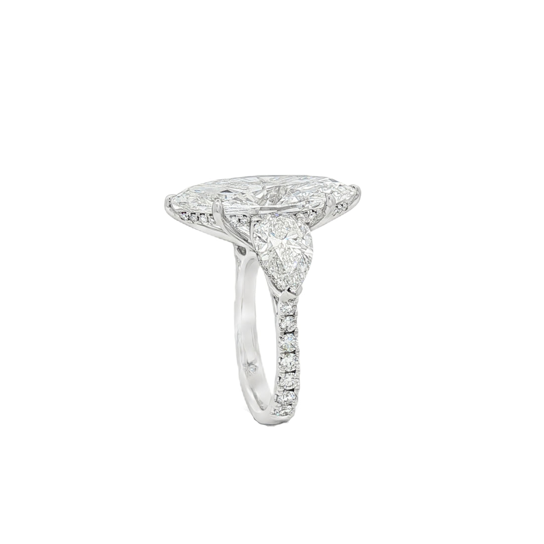 14kt White Gold Lab Diamond Ring